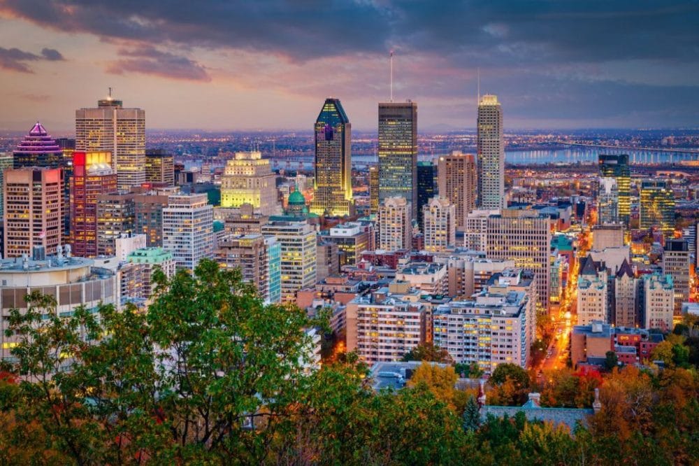 Tourisme Montréal vue de la ville