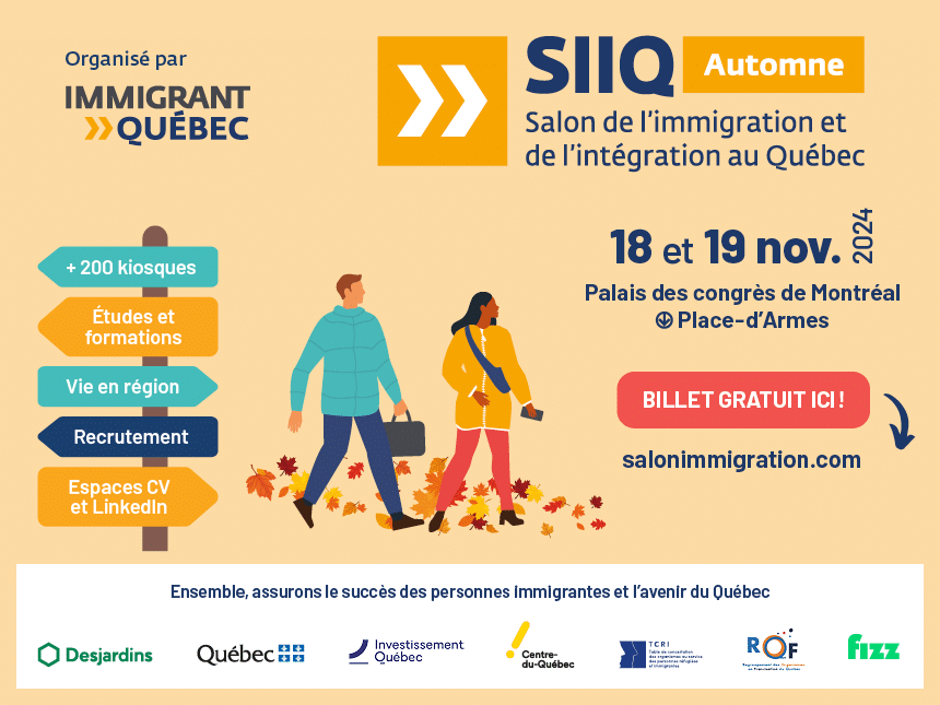 SIIQ Automne 2024 - Salon de l'immigration et de l'intégration