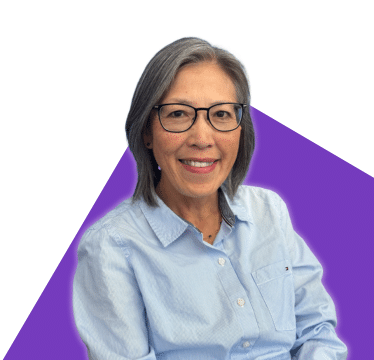 Portrait de Dao Chung sur fond violet