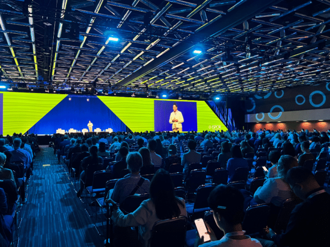 Plenary session during the ISPOR event