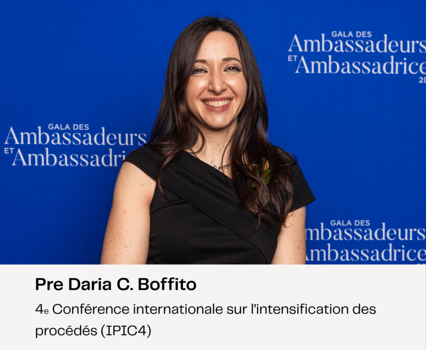 Professeure Daria C. Boffito