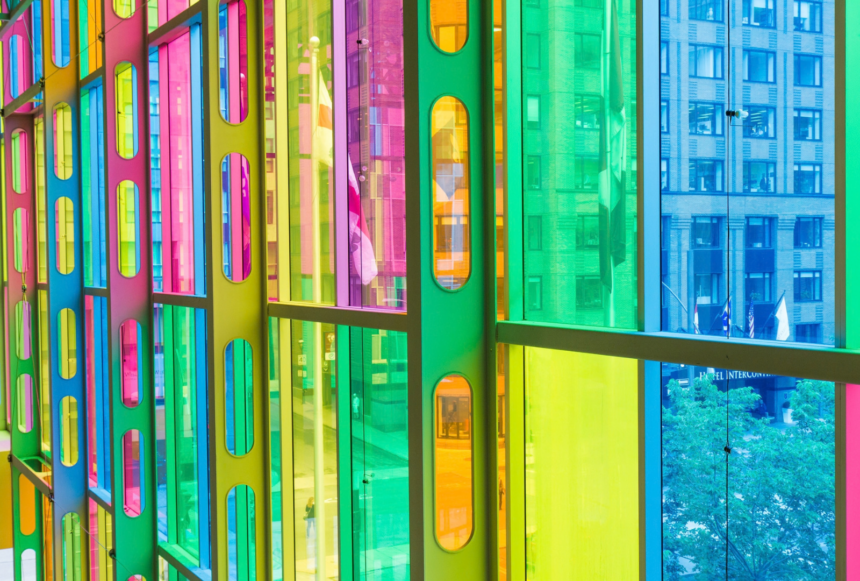 Verrière du Palais des congrès de Montréal